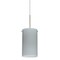 Besa Lighting Stilo 7 Cord Pendant, Chalk, Satin Nickel Finish, 1x40W Candelabra 1BT-4404KR-SN - alternate 1